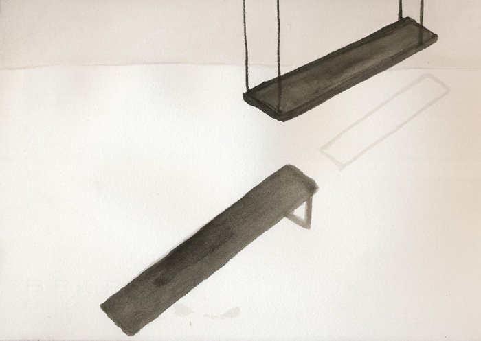 2009 Drawing Boundaries Walking Lines, Work on Paper